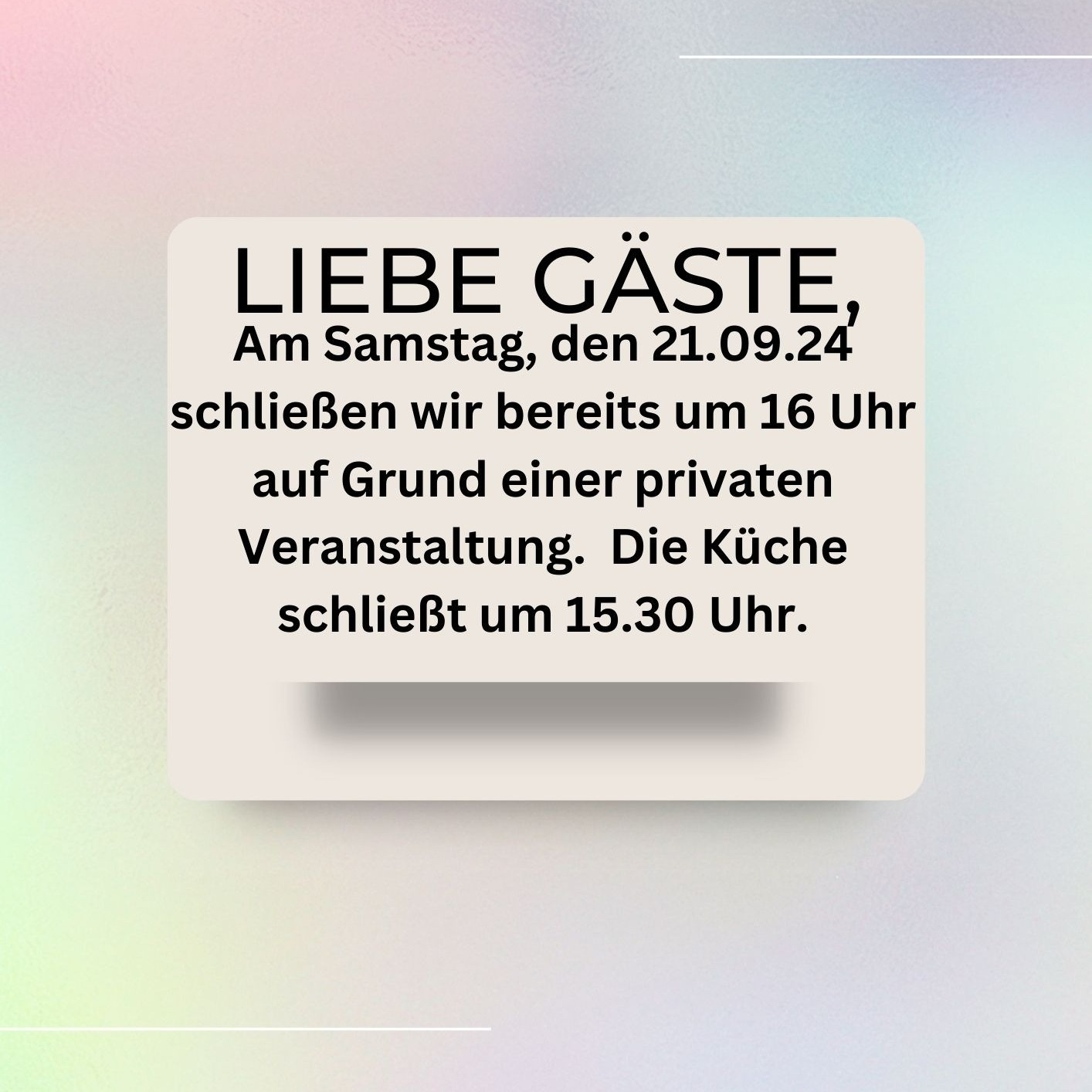 Samstag, 21.09.2024 10-17 Uhr