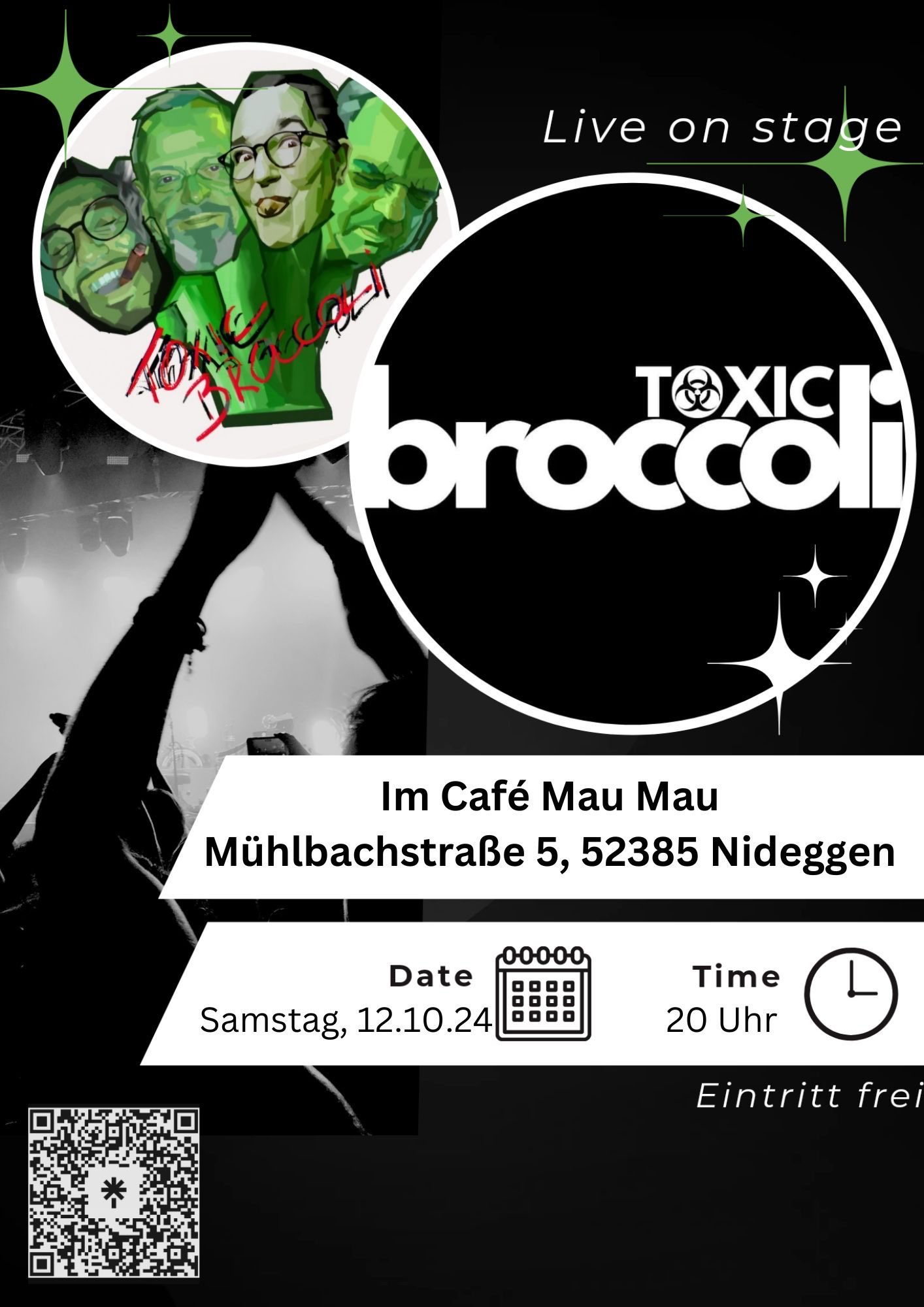 Toxic Broccoli on stage 12.10.2024